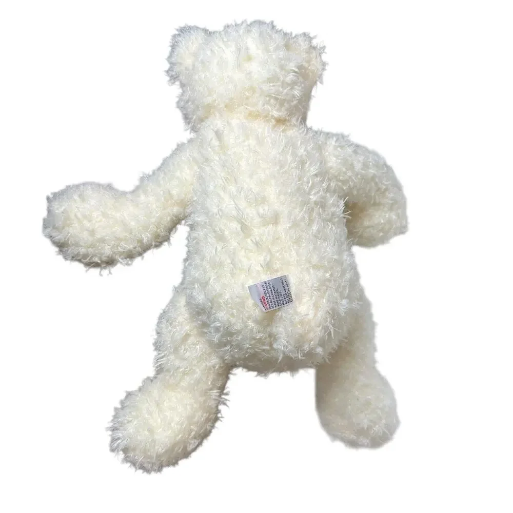 G by‎ Gund Cream Colored Shaggy Fluffy Soft Plush Stuffed Teddy Bear 18